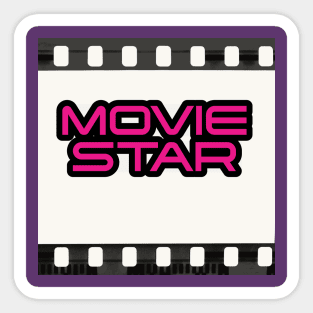 Movie Star Sticker